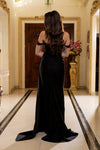 Load image into Gallery viewer, Wholesale Off-Shoulder Sweetheart Beaded Lace Illusion Corset Sheath Prom Evening Gown by LA2229 - - Long Formal Dresses LA Merchandise