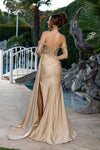 Load image into Gallery viewer, Wholesale Off-Shoulder Sweetheart Beaded Lace Illusion Corset Sheath Prom Evening Gown by LA2229 - - Long Formal Dresses LA Merchandise