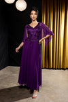 Load image into Gallery viewer, Wholesale Flutter Chiffon Sleeve Beaded Lace Appliqué Column Mother of the Bride by LA2233