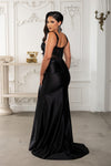 Load image into Gallery viewer, Wholesale Floral Strap Sweetheart Beaded Sequin Illusion Corset Mermaid Evening Gown by LA2237