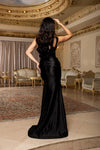 Load image into Gallery viewer, Wholesale Floral Strap Sweetheart Beaded Sequin Illusion Corset Mermaid Evening Gown by LA2237