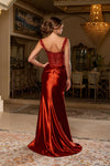 Load image into Gallery viewer, Wholesale Floral Strap Sweetheart Beaded Sequin Illusion Corset Mermaid Evening Gown by LA2237