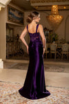 Load image into Gallery viewer, Wholesale Floral Strap Sweetheart Beaded Sequin Illusion Corset Mermaid Evening Gown by LA2237