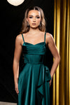 Load image into Gallery viewer, Wholesale Spaghetti Strap Cowl Sweetheart Satin Corset Column Prom Evening Gown by LA2242 - - Long Formal Dresses LA Merchandise