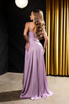 Load image into Gallery viewer, Wholesale Spaghetti Strap Cowl Sweetheart Satin Corset Column Prom Evening Gown by LA2242 - - Long Formal Dresses LA Merchandise