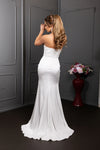 Load image into Gallery viewer, Wholesale Strapless Sweetheart Ruched Satin Mermaid Bridal Wedding Gown by LA2247