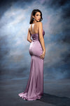 Load image into Gallery viewer, Wholesale Strapless Sweetheart Ruched Bodice Mermaid Prom Evening Gown with Ruffle Slit by LA2247 - - Long Formal Dresses LA Merchandise