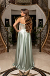 Cargar imagen en el visor de la galería, LA2256 Wholesale Sweetheart Beaded Illusion Corset A-Line Prom Evening Gown with Lace-Up Back - - Long Formal Dresses LA Merchandise