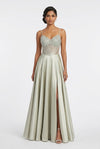 Load image into Gallery viewer, Wholesale Sweetheart Beaded Illusion Corset A-Line Prom Evening Gown with Lace-Up Back by LA2256 - SAGE - Long Formal Dresses LA Merchandise