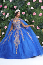 Load image into Gallery viewer, LA Merchandise LA230 Glitter Gold Beaded Quince Prom Gown - ROYAL GOLD - LA Merchandise