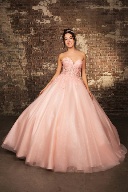 Wholesale Prom Gown Sweetheart Corset Back Quinceanera Gown By LA243