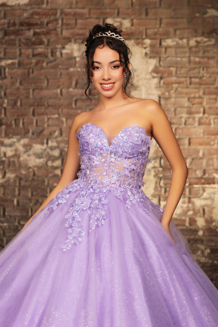 Wholesale Prom Gown Sweetheart Corset Back Quinceanera Gown By LA243