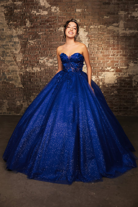 Wholesale Prom Gown Sweetheart Corset Back Quinceanera Gown By LA243