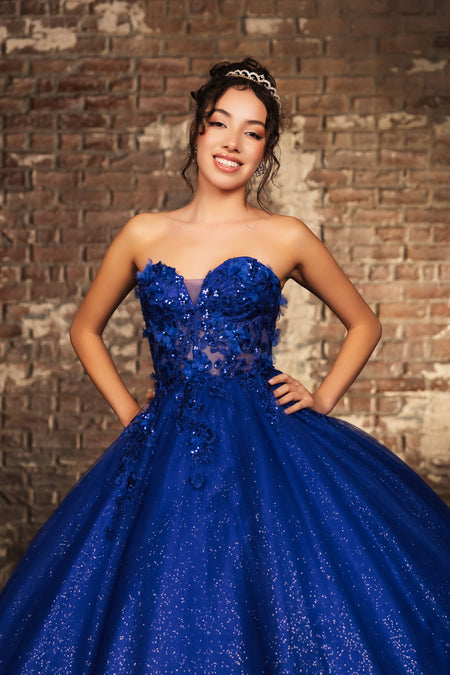 Wholesale Prom Gown Sweetheart Corset Back Quinceanera Gown By LA243