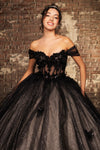 Load image into Gallery viewer, Wholesale Prom Dress Off Shoulder Sequin Masquerade Ball Gown By LA244