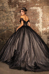 Load image into Gallery viewer, Wholesale Prom Dress Off Shoulder Sequin Masquerade Ball Gown By LA244