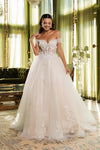 Load image into Gallery viewer, Wholesale Wedding Dress Off Shoulder Sequin Sweet 16 Gown By LA244
