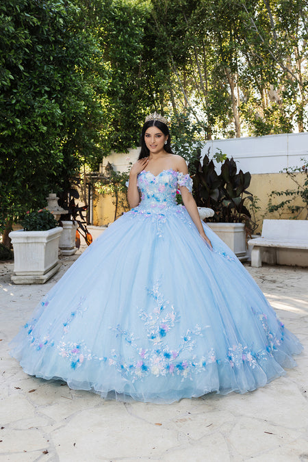 Wholesale Quinceanera Gown Sleeveless Ruffled Prom Dress By LA247