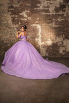 Load image into Gallery viewer, LA Merchandise LA250 Floral Beaded Tiered Quinceanera Gown