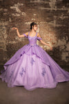 Load image into Gallery viewer, LA Merchandise LA250 Floral Beaded Tiered Quinceanera Gown