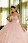 Load image into Gallery viewer, LA Merchandise LA251 Strapless Embroidered Bow Accent Ball Gown - - LA Merchandise