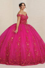 Load image into Gallery viewer, LA Merchandise LA252 Off-Shoulder Butterfly Applique Ball Gown - - LA Merchandise