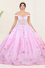 Load image into Gallery viewer, LA Merchandise LA254 Lilac Sweetheart Embroidered Ball Gown - LILAC - LA Merchandise