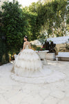 Load image into Gallery viewer, Wholesale Masquerade Ball Gown Sleeveless Sequin Prom Dress By LA261