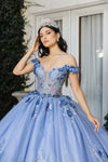 Load image into Gallery viewer, Wholesale Prom Dress Off Shoulder Sheer Corset  Gala Gown By LA262
