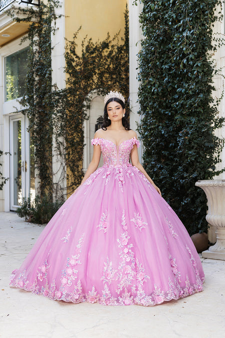 Wholesale Prom Dress Off Shoulder Sheer Corset  Gala Gown By LA262