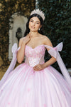 Load image into Gallery viewer, Wholesale Pageant Dress Sweetheart Cape Sleeves Prom Gown By LA263