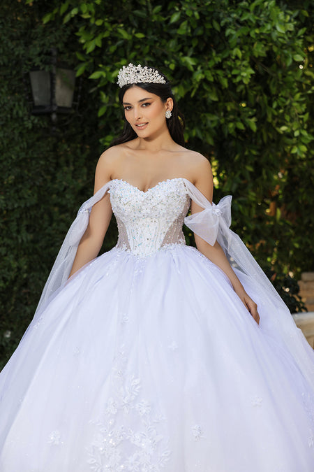 Wholesale Wedding Gown Sweetheart Cape Sleeves Bridal Dress By LA263