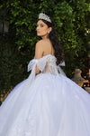 Load image into Gallery viewer, Wholesale Wedding Gown Sweetheart Cape Sleeves Bridal Dress By LA263