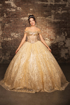 Wholesale Quince Dress Sweetheart Sequin Masquerade Ball By LA264