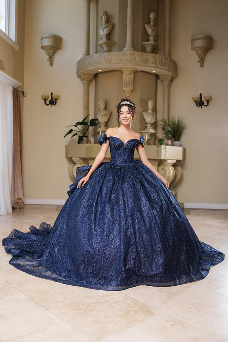 Wholesale Sweet 16 Dress Off Shoulder Floral Lace Gala Gown By LA265