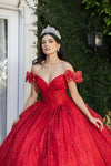 Load image into Gallery viewer, Wholesale Sweet 16 Dress Off Shoulder Floral Lace Gala Gown By LA265