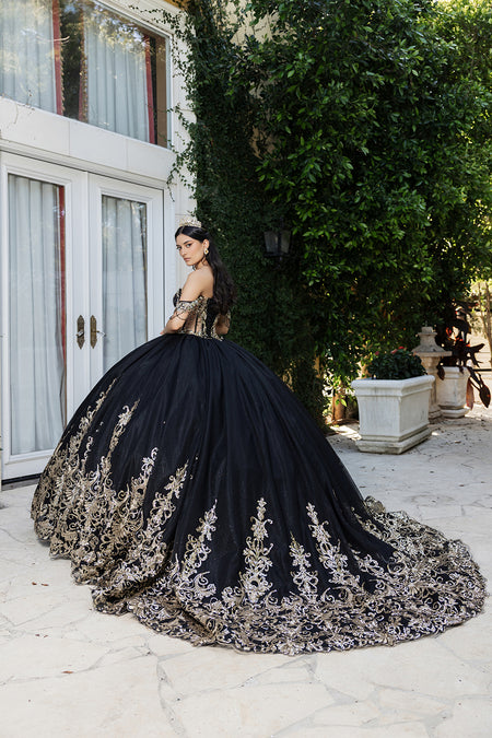 Wholesale Quinceanera Gown Detachable Sleeves Sweet 16 Dress By LA267