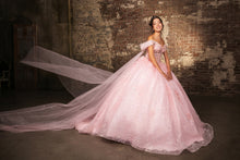 Load image into Gallery viewer, Wholesale Quince Dress Off The Shoulder Masquerade Ball Gown By LA273