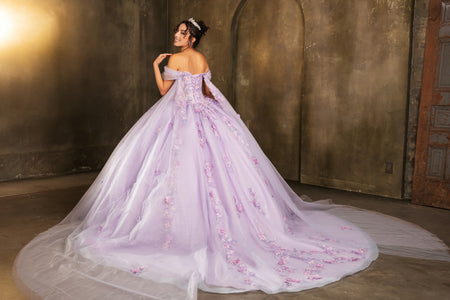 Wholesale Quinceanera Long Dress Sweetheart Floral Ball Gown By LA276