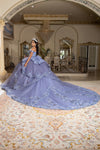 Load image into Gallery viewer, Wholesale Elegant Quinceañera Ball Gown with Layered Skirt Floral Lace Appliqué by LA286 - - Quinceanera Dress LA Merchandise
