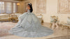 Load image into Gallery viewer, Wholesale Off Shoulder Ball Gown with Corset Bodice Crystal Embroidery &amp; Chapel Train By LA293 - - Quinceanera Dress LA Merchandise