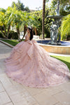 Load image into Gallery viewer, Wholesale Off Shoulder Ball Gown with Corset Bodice Crystal Embroidery &amp; Chapel Train By LA293 - - Quinceanera Dress LA Merchandise
