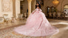 Load image into Gallery viewer, Wholesale Quinceañera Ball Gown Off-Shoulder Glitter Tulle Corset Dress by LA296
