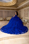Load image into Gallery viewer, Wholesale Off-Shoulder Sweetheart Beaded Sequin Lace Corset Ballgown Quinceanera Gown by LA298 - - Long Formal Dresses LA Merchandise