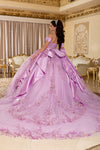 Load image into Gallery viewer, Wholesale Off-Shoulder Illusion Corset Quinceañera Gown with Sweep Train by LA305