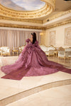 Load image into Gallery viewer, Wholesale Off-Shoulder Illusion Corset Ballgown with Detachable Puff Sleeves by LA310