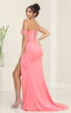Load image into Gallery viewer, LA Merchandise LA7971 Satin Prom Gown