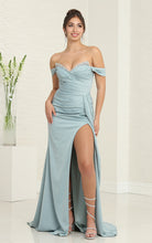 Load image into Gallery viewer, LA Merchandise LA7971 Satin Prom Gown