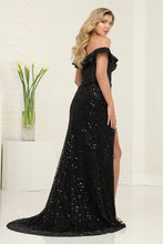 Load image into Gallery viewer, LA Merchandise LA8065 Off-Shoulder Sequin Red-Carpet Gown - - Dress LA Merchandise