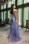Load image into Gallery viewer, LA Merchandise LA8100 Rhinestone Beaded Prom Off Shoulder Gown - - Dress LA Merchandise